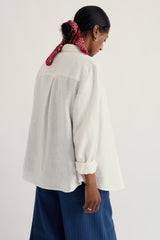 Seasalt Hazel Branch Shirt - Chalk