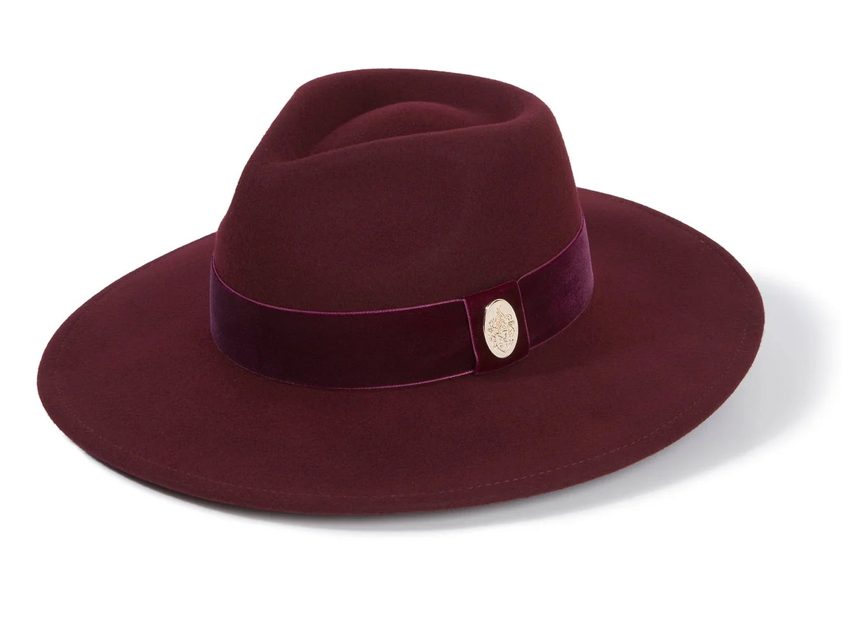 Hicks & Brown The Oxley Fedora - Plum