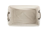 Large Shallow Wicker Storage Basket | Lined Willow Basket