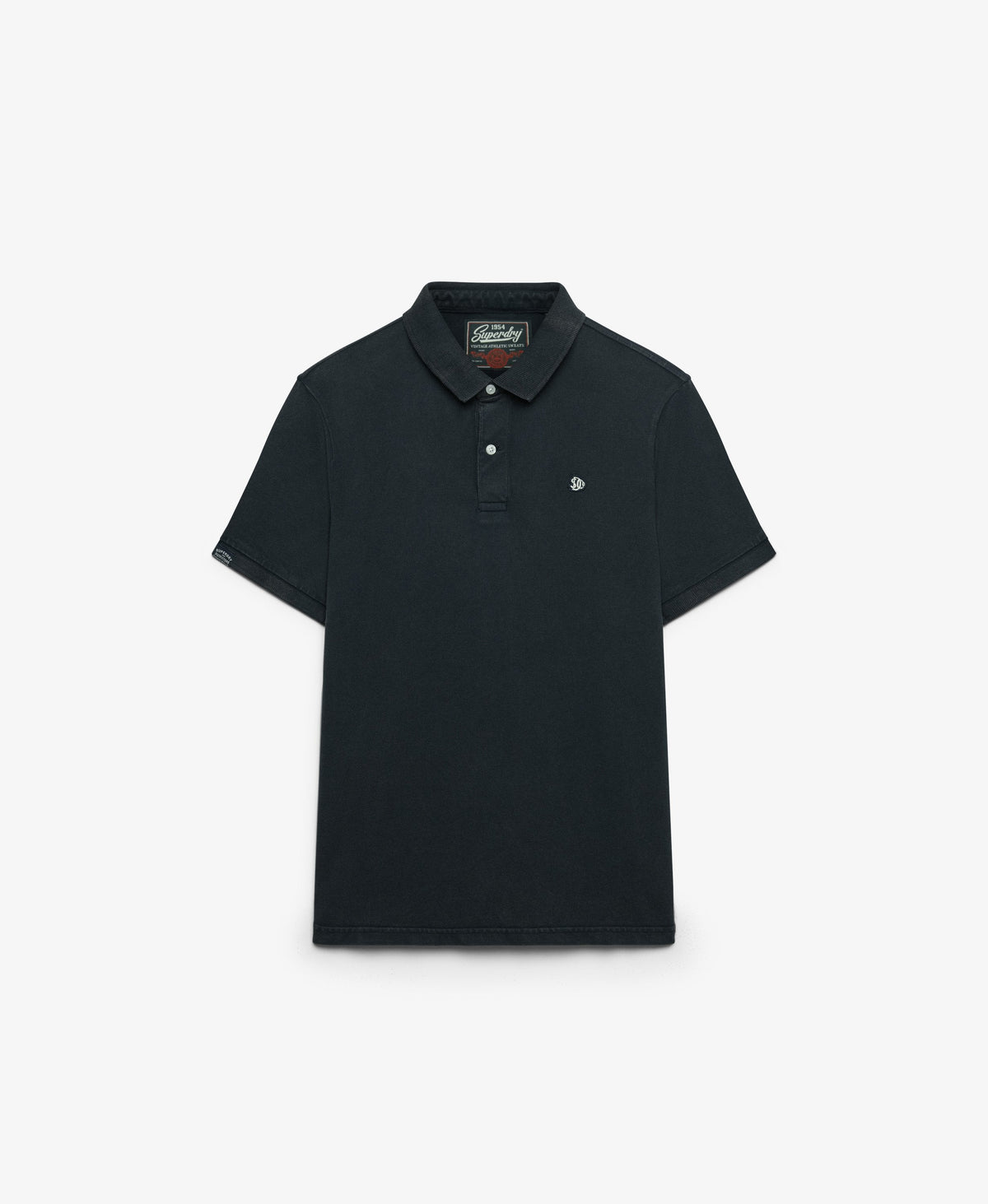 Superdry Vintage Destroy Polo - Eclipse Navy