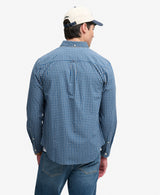 Superdry Preppy Poplin Shirt - Glen Blue Check