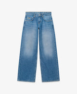 Superdry Mid Rise Baggy Jeans - Mid Blue Vintage Wash