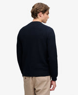 Superdry Texture Jumper - Navy Twist