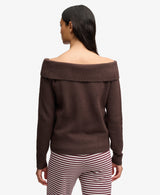 Superdry Bardot Knitted Jumper - Chestnut Brown