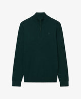 Superdry Essential 1/2 Zip - Deep Pine Green