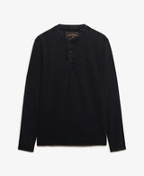 Superdry Waffle Henley Top - French Blue