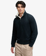 Superdry Essential Serif Logo Half Zip - Dark Navy