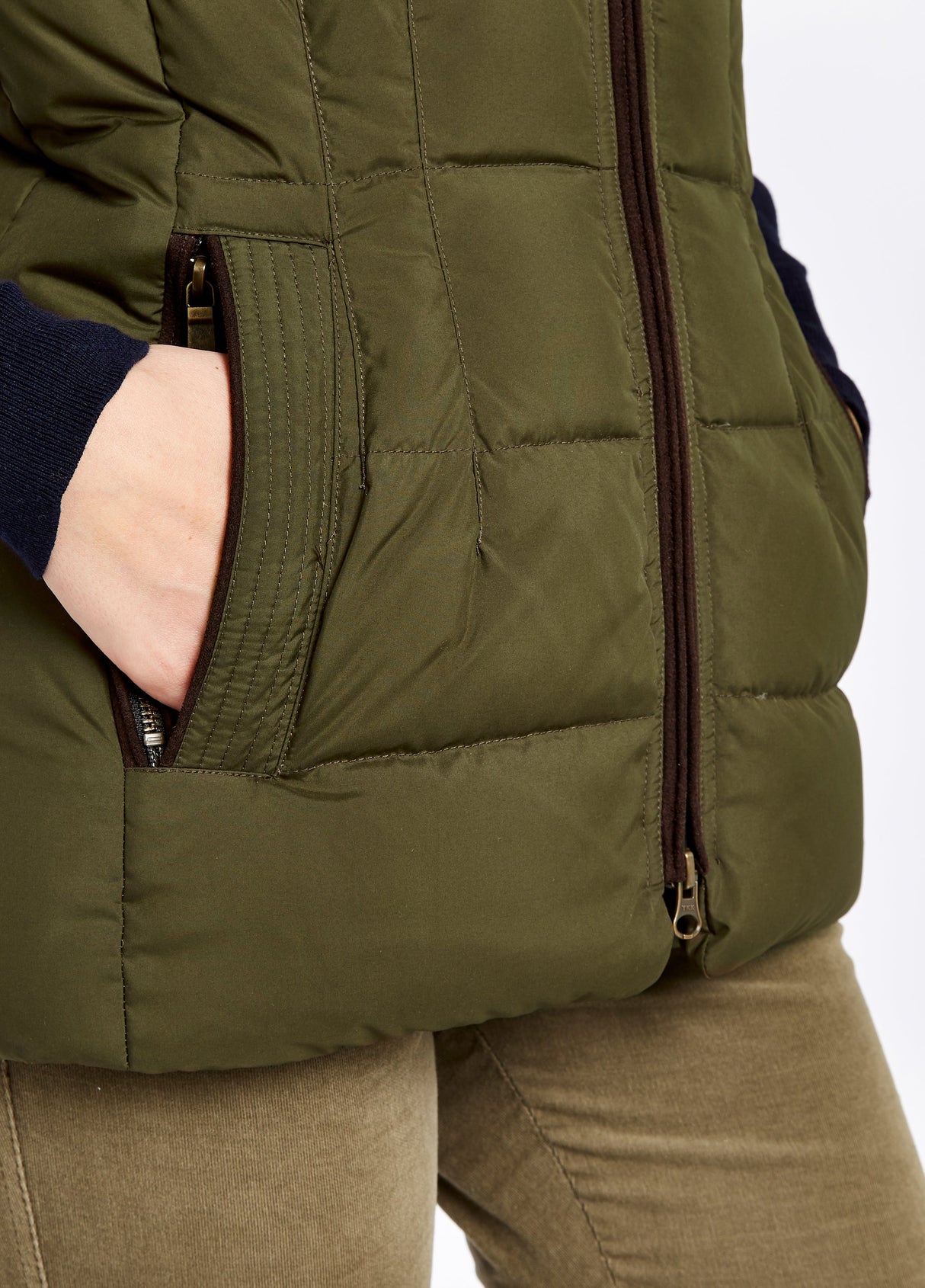 Dubarry Spiddal Quilted Gilet - Olive