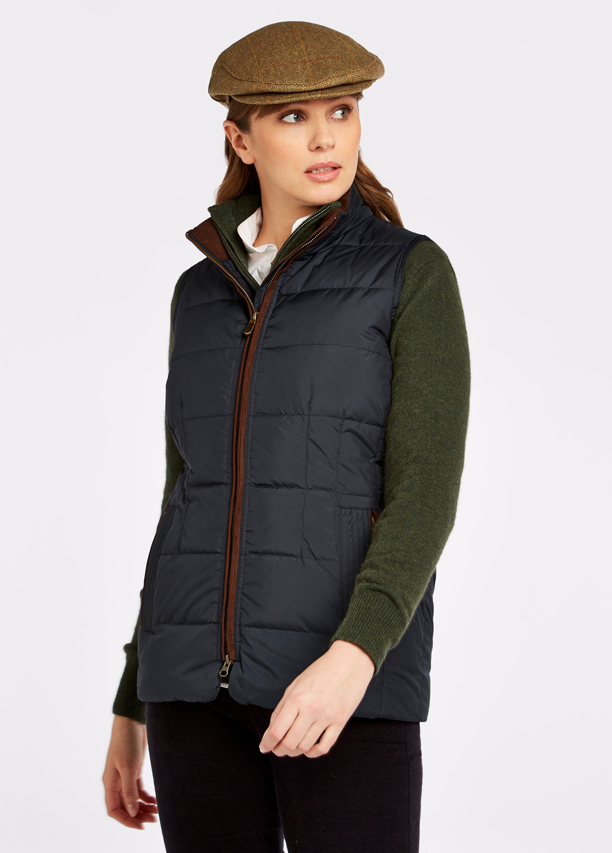 Dubarry Spiddal Quilted Gilet - Navy Multi
