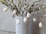 Garland with Quail Eggs and Feathers