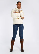 Dubarry Riverstown Fair Isle Sweater - Chalk