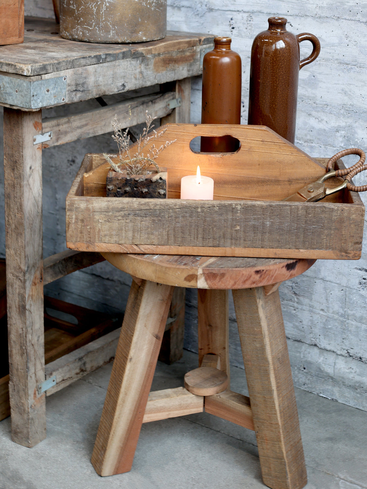 Grimaud Old Stool unique