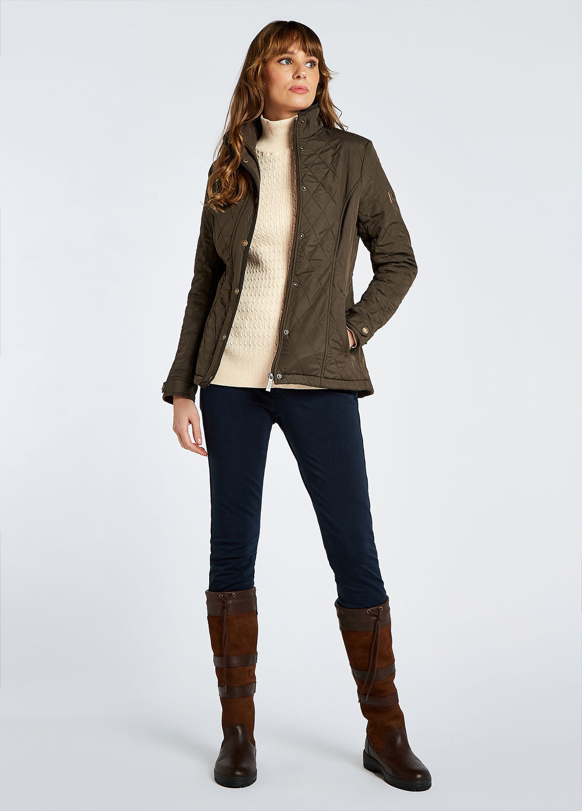 Dubarry Camlodge Quilted Jacket - Olive
