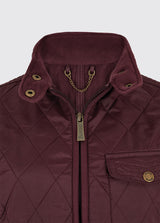 Dubarry Rathdown Quilted Gilet - Currant