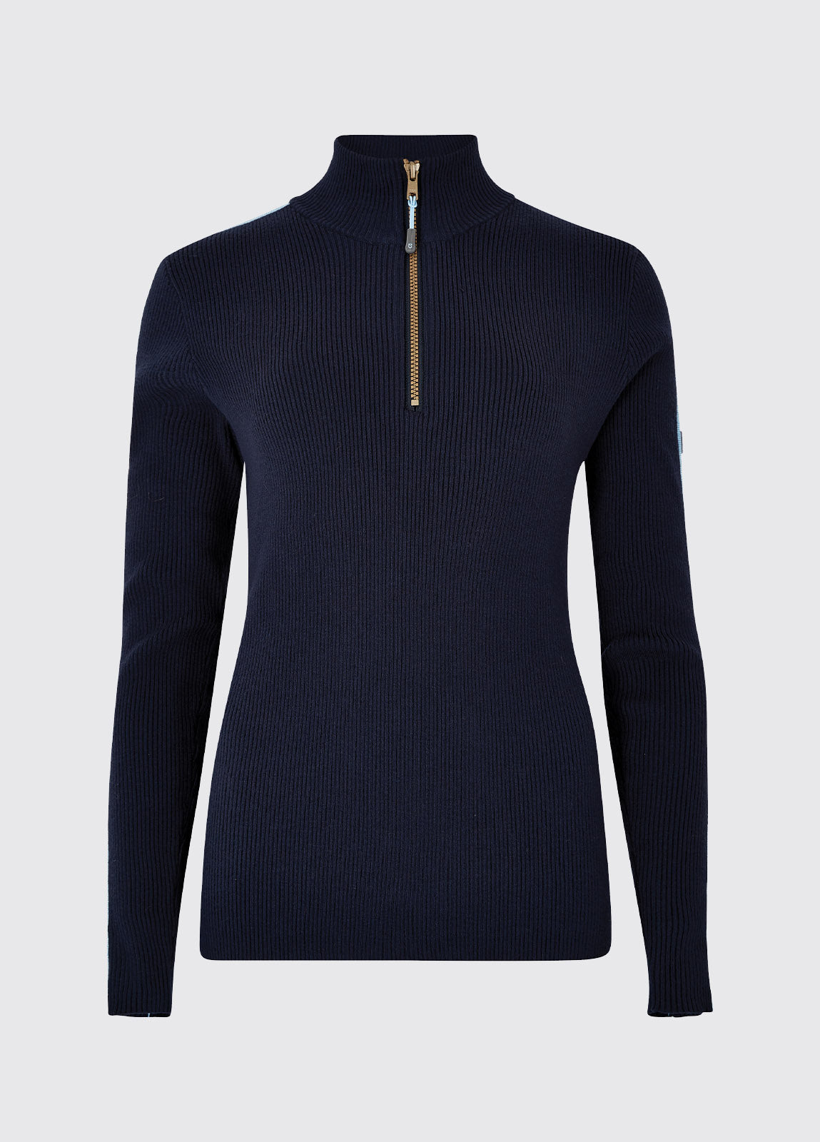 Dubarry Killglass Zip Neck Sweater - Navy