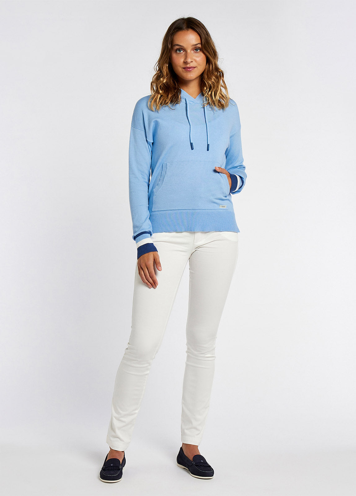 Dubarry Burncourt Pullover Hoodie - Light Sky