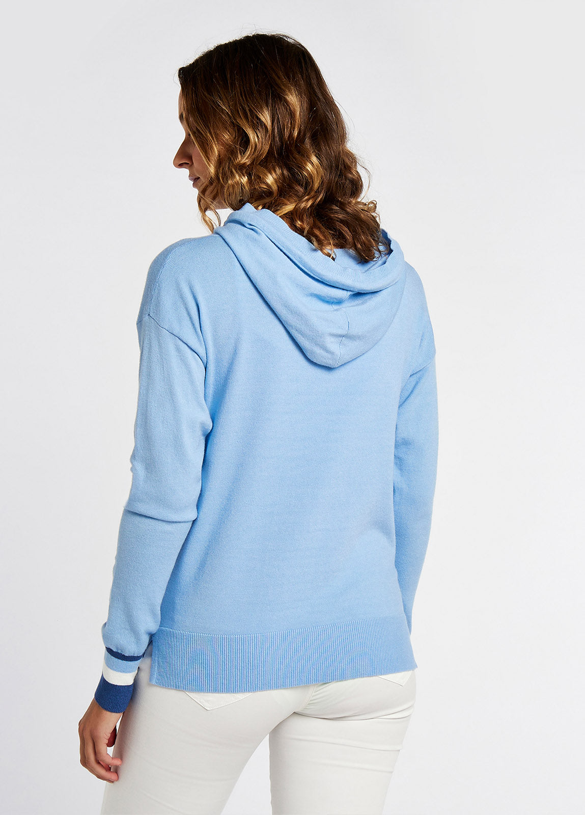 Dubarry Burncourt Pullover Hoodie - Light Sky