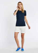 Dubarry Trim Active T-Shirt - Navy