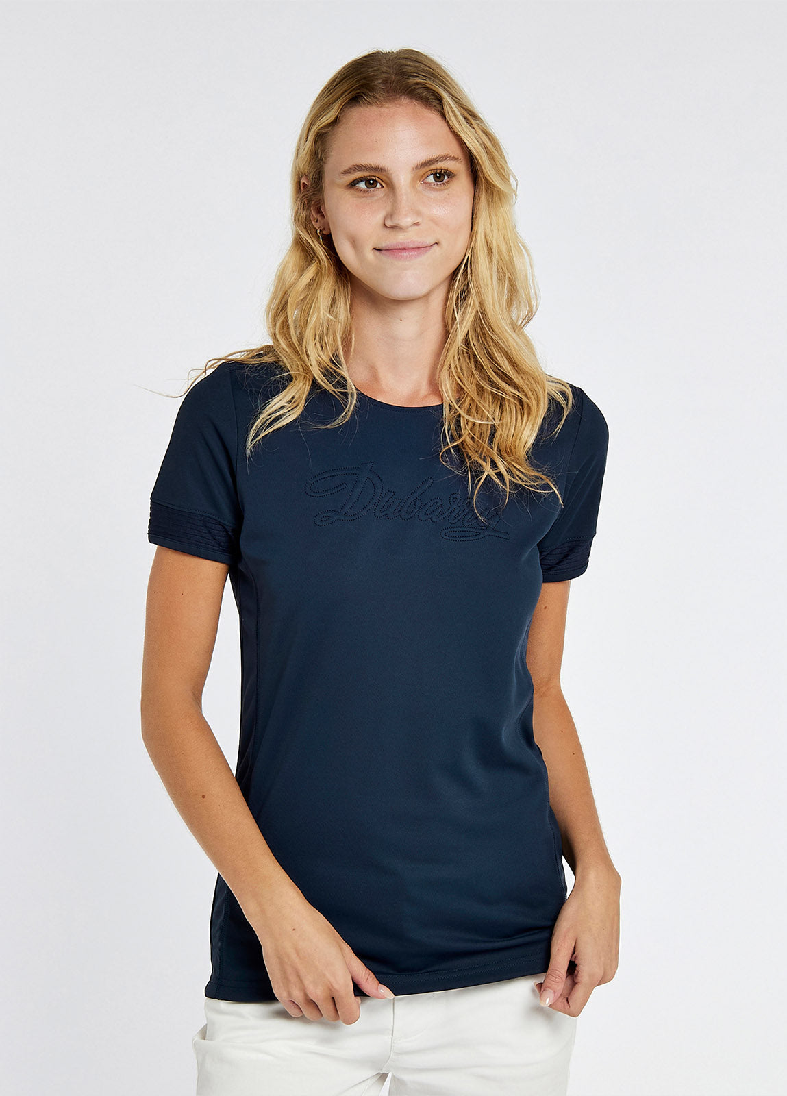 Dubarry Trim Active T-Shirt - Navy