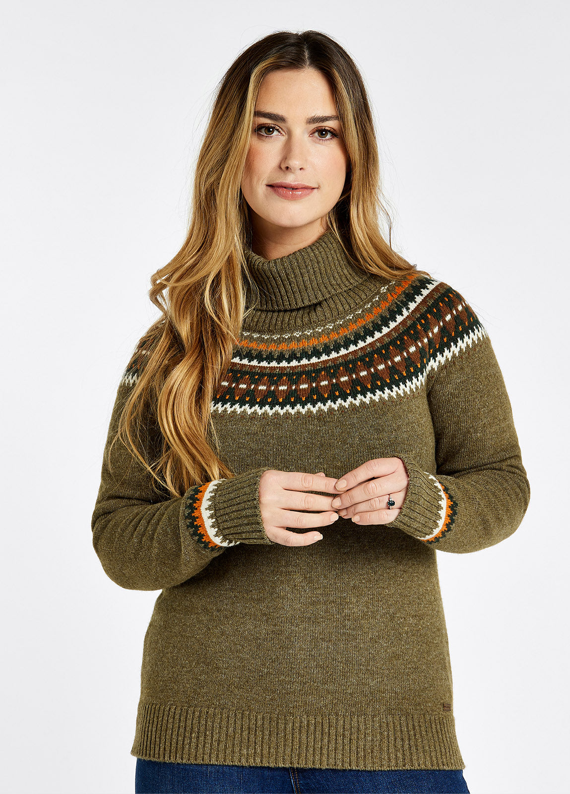 Dubarry Riverdale Knitted Sweater - Dusky Green