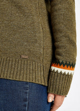 Dubarry Riverdale Knitted Sweater - Dusky Green