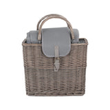 Grey Chiller Basket And Picnic Blanket