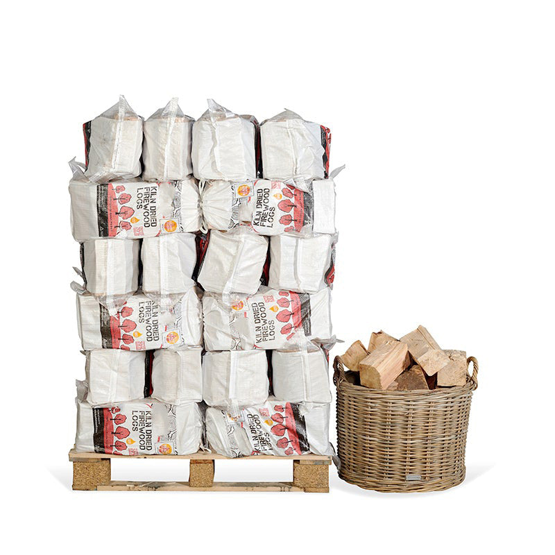 Kiln Dried Firewood 72x Woven Bags