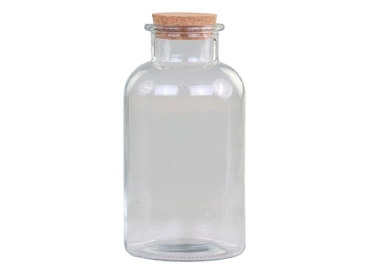 Milk Bottle with Cork Lid