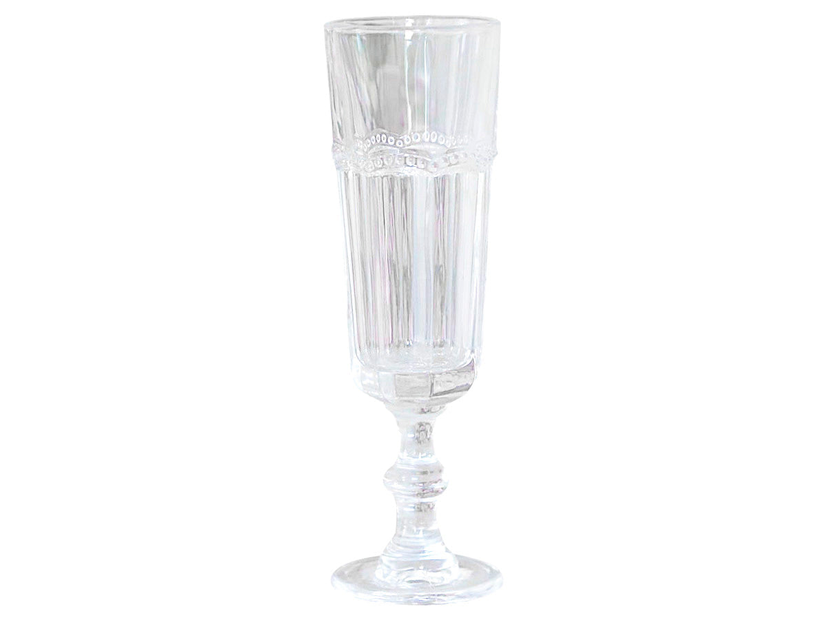 Antoinette Champagne glass with pearl edge