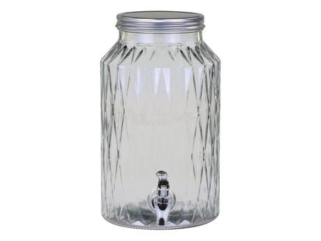 Dispenser in glass with tap 5.5 L