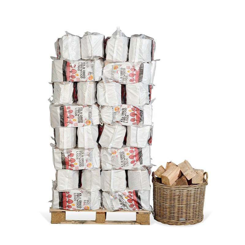 Kiln Dried Firewood 96x Woven Bags