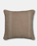 Natural Linen White Stripe Cushion