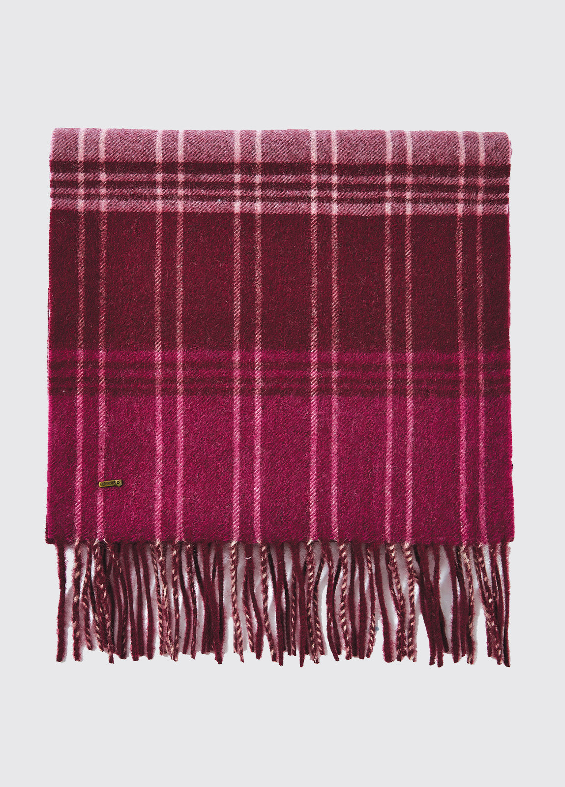 Dubarry Gleneagle Wool Scarf - Currant