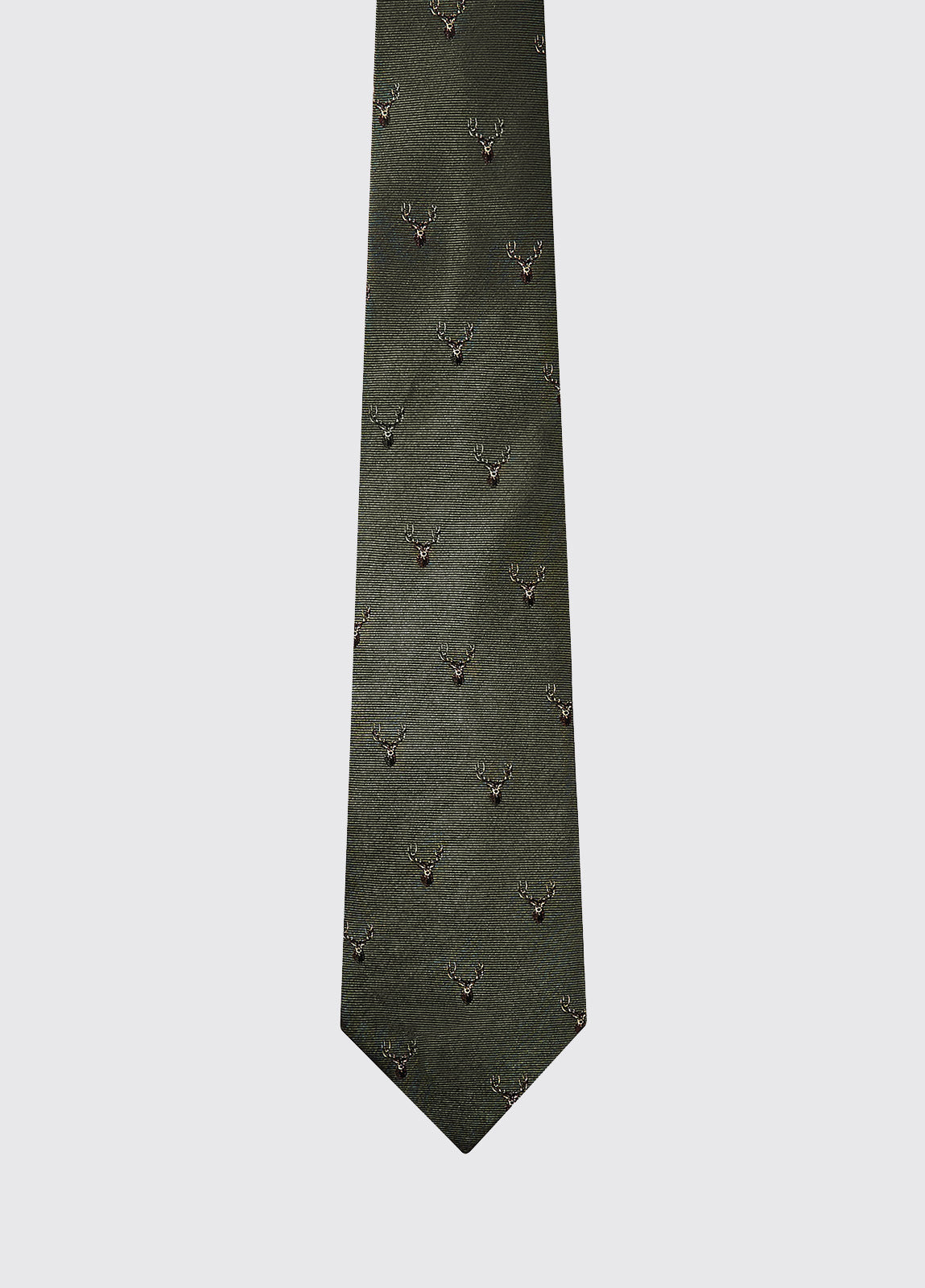 Dubarry Avalon Silk Wove Tie - Olive