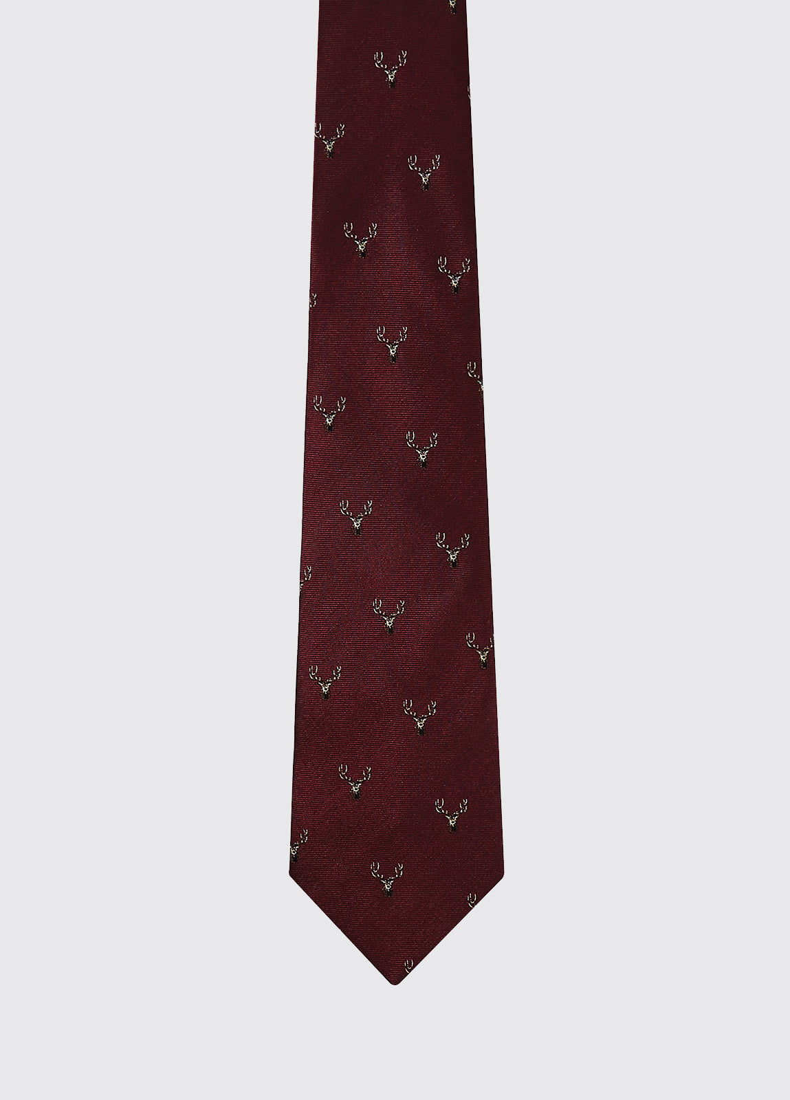 Dubarry Avalon Silk Wove Tie - Merlot