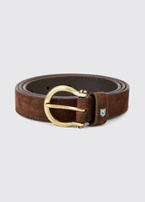 Dubarry Archway Suede Belt - Cigar