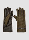 Dubarry Ballycastle Tweed Leather Gloves - Heath