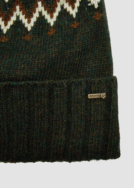 Dubarry Connolly Fair Isle Hat - Olive