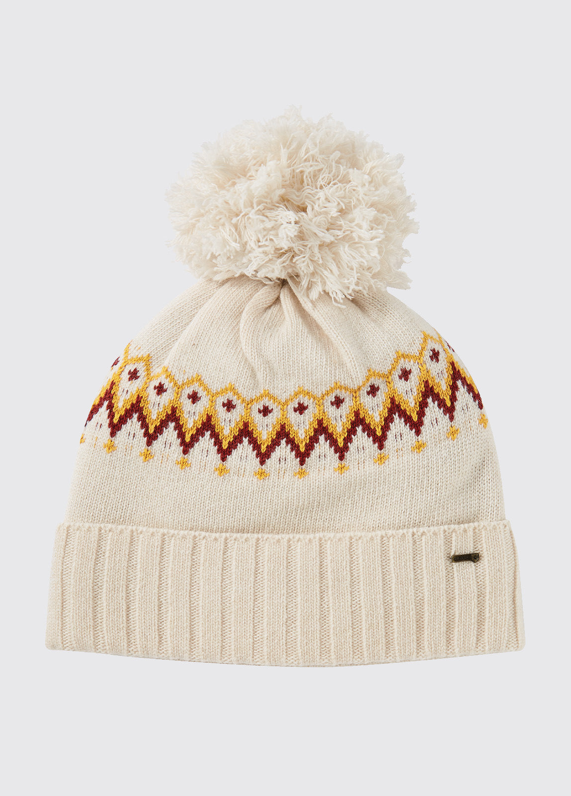 Dubarry Connolly Fair Isle Hat - Chalk