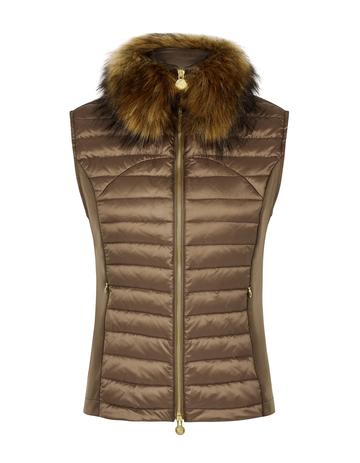 Bronze Puffer Gilet