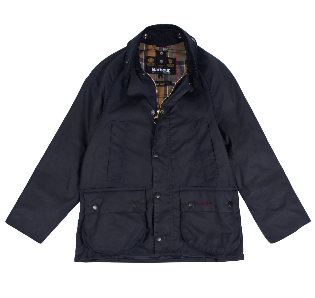 Barbour Boys Bedale Waxed Jacket - Navy