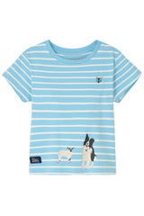 Lighthouse Causeway Kids Tshirt - Sheepdog/Lamb Print