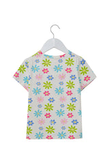 Lighthouse Causeway Kids T-Shirt - Daisy Print