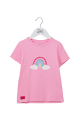 Lighthouse Causeway Kids T-Shirt - Rainbow