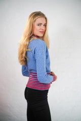 Guinea Kitty Multi Stripe Jumper - Blue & Red