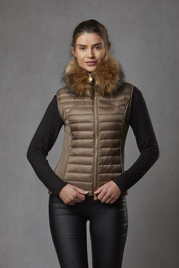 Bronze Puffer Gilet