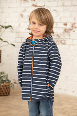Lighthouse Ethan Boys Coat - Navy Stripe*