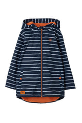 Lighthouse Ethan Boys Coat - Navy Stripe*