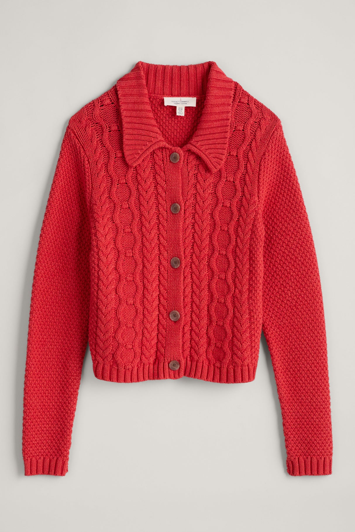 Seasalt Forest Ridge Cardigan - Tomato