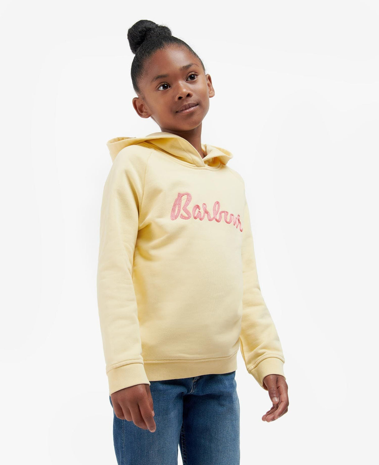 Barbour Girls Otterburn Hoodie - Primrose